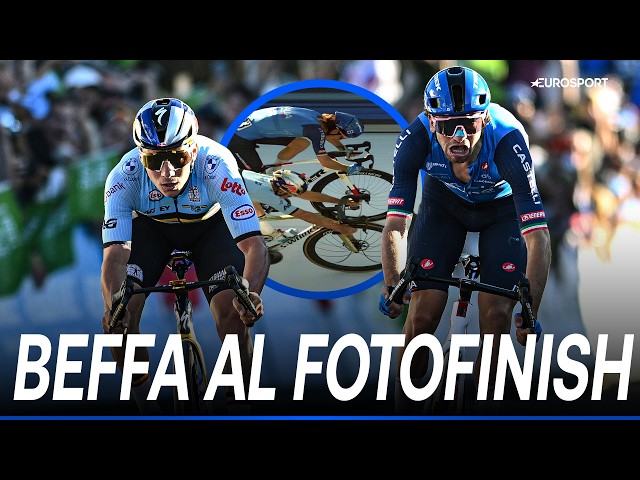 BREATHTAKING finale! Evenepoel outwits Ciccone at the finish line. Scaroni takes a superb bronze ...