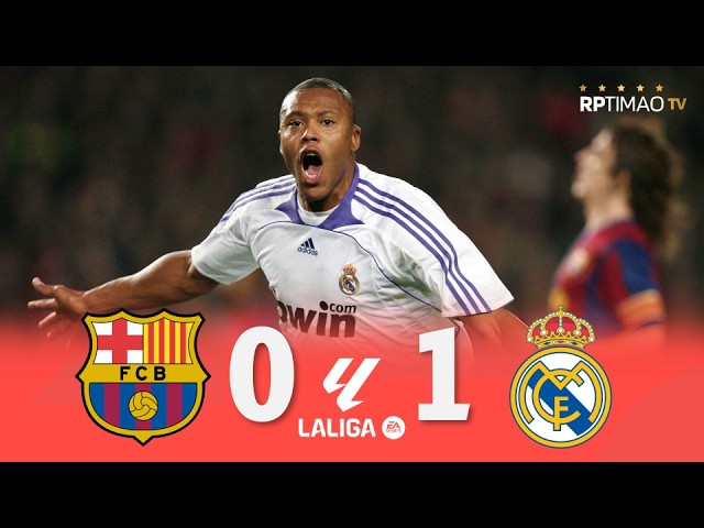 Barcelona 0 x 1 Real Madrid ● La Liga 07/08 Resumen y Goles ᴴᴰ