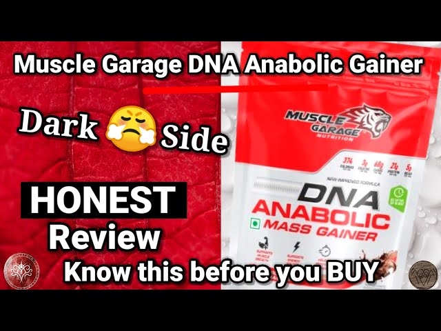 Muscle Garage DNA Anabolic Mass Gainer HONEST Review (with LAB TEST)