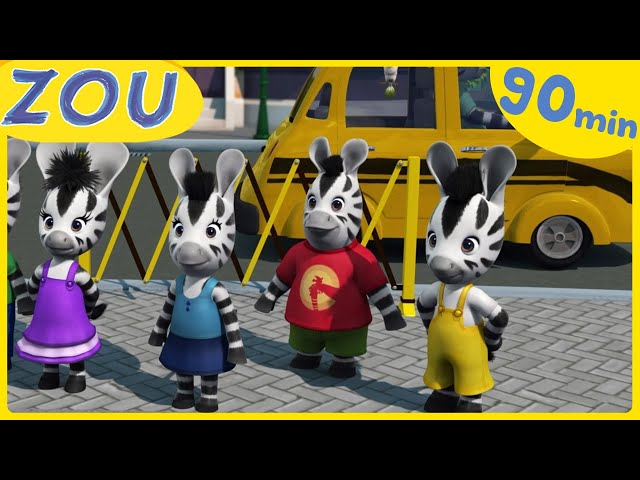 ¡Equipo vecinal! 🛍️ Zou y sus amigos ayudan a todos.| ZOU en Español 🦓