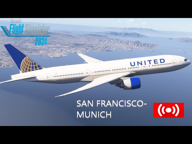 MFS2024 | San Francisco to Munich UA194 | B777-200ER (PW)