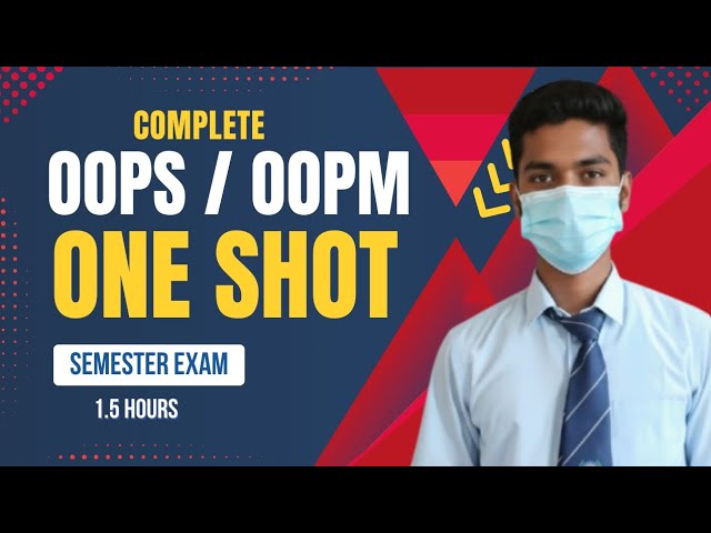 OOPs Tutorial in One Shot | Object Oriented Programming | in C++ Language | for Placement Interviews