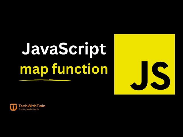 JavaScript Map Function | TechWithTwin