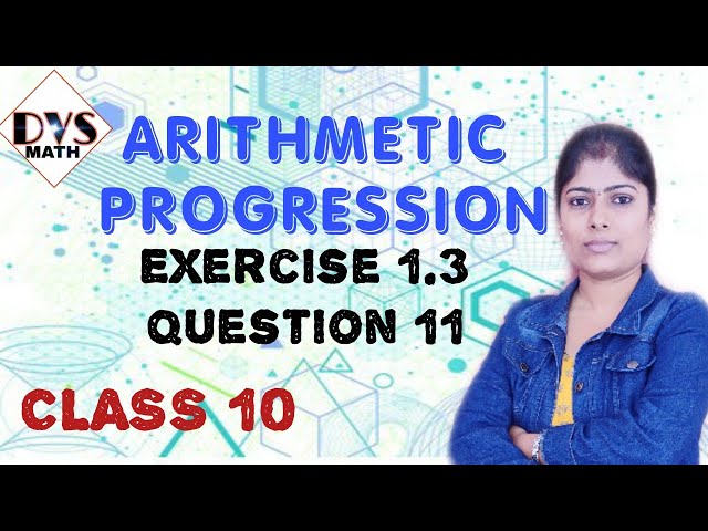 Class 10 Arithmetic Progression Exercise 1.3 Question 11