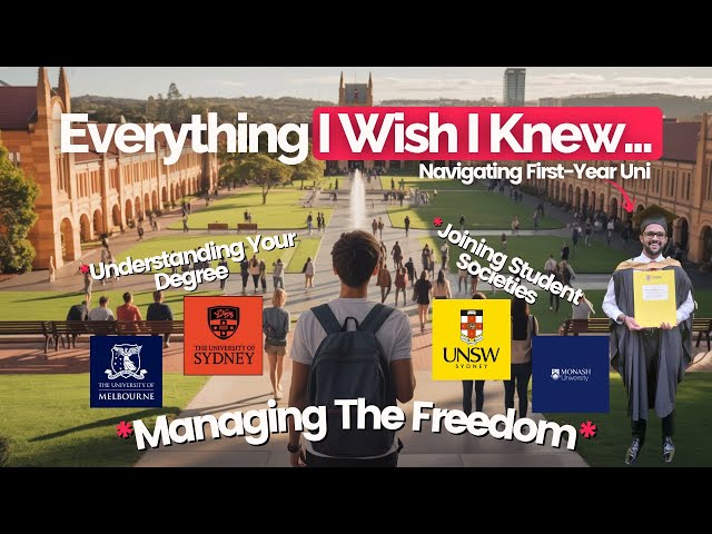 FIRST-YEAR Uni Advice From A UNSW Grad