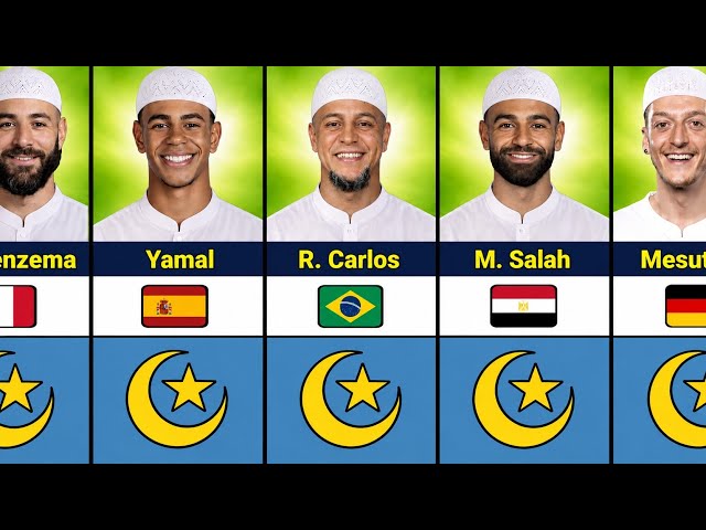 Top 80 Muslim Football Players of All Time 2026 | Roberto Carlos’ Reported Conversion to Islam