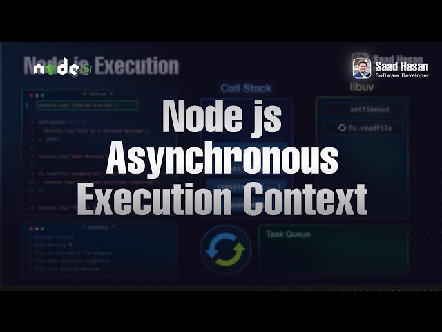 Node js Asynchronous Tasks | Event Loop #nodejs #javascript