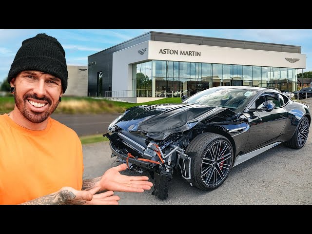COMPRÉ UN ASTON MARTIN DB12 DAÑADO Y LO RECONSTRUÍ EN 24 HORAS