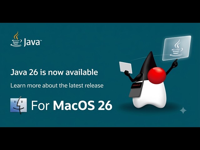 How to install Java 26 on MacOS 26