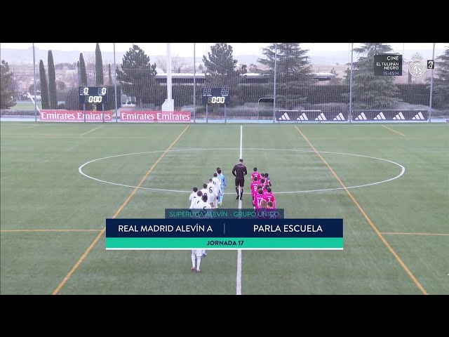 Real Madrid Alevín A - Parla Escuela (J17 - Superliga Alevín) - RMTV