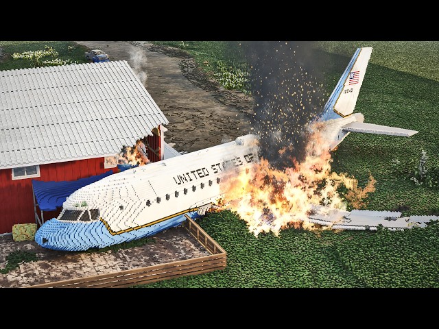 Realistic Airplane Crashes & Shootdowns 11 | Teardown