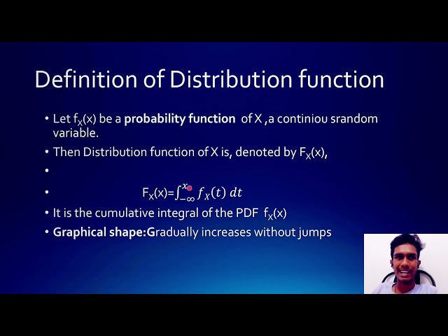 PROBABILITY DISTRIBUTIONS AND PROBABILITY DENSITY FUNCTION 
