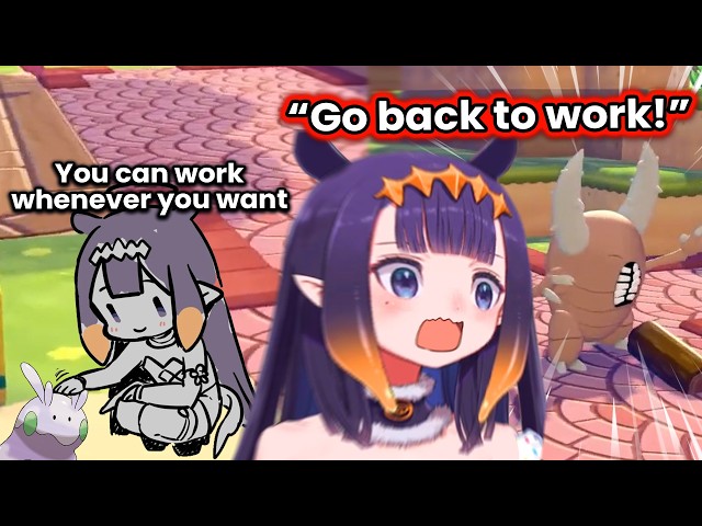 Ina is a very serious boss, except with Goomy
