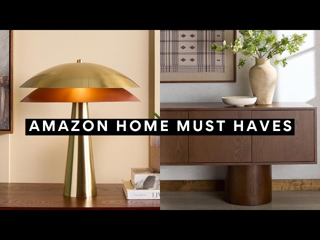 AMAZON HOME MUST HAVES 2026! INTERIOR DESIGN TRENDS FOR WAY LESS!
