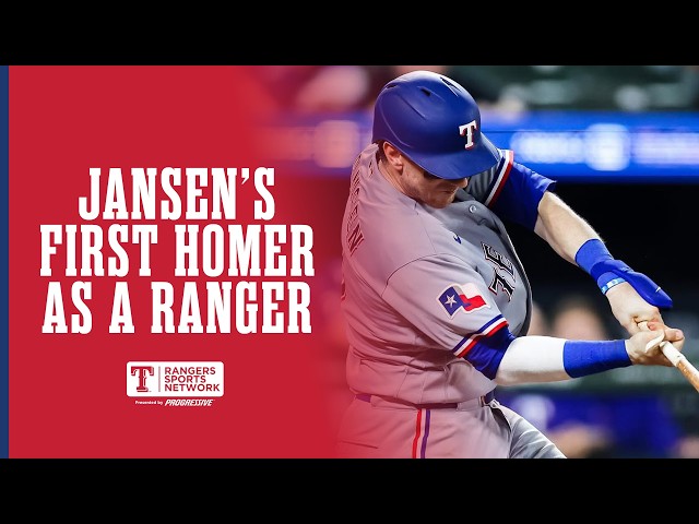 Danny Jansen's First Homer as a Ranger