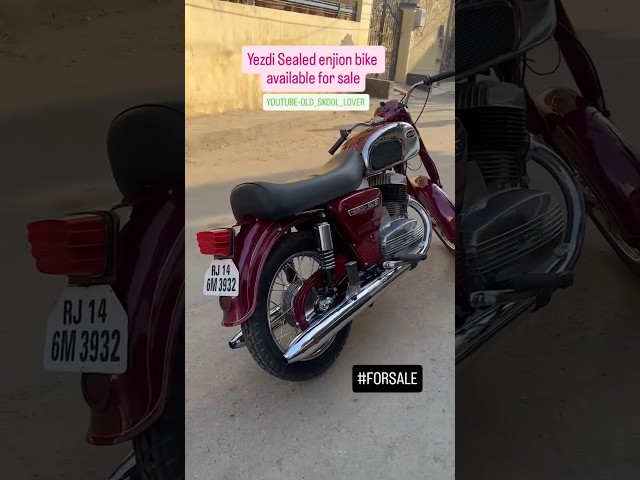 Yezdi bike available for sale with all papers complete #yezdi #yezdijawa #yamaha #rx100