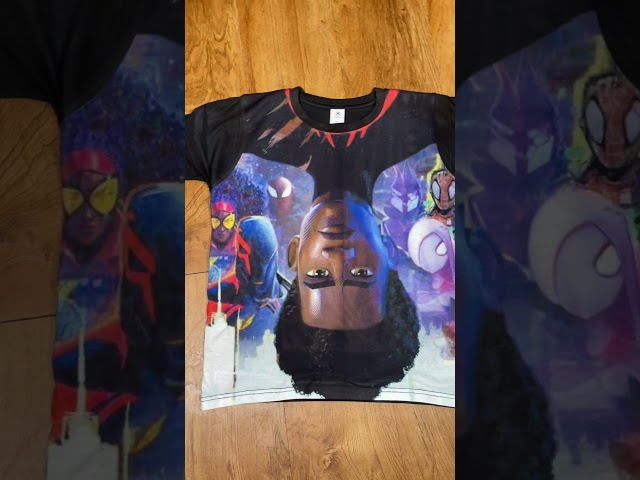Sublimating a full shirt.