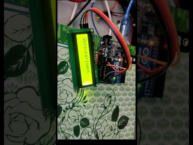 Inspire award project , arduino with lcd display , Arduino Projects , science project , iot projects