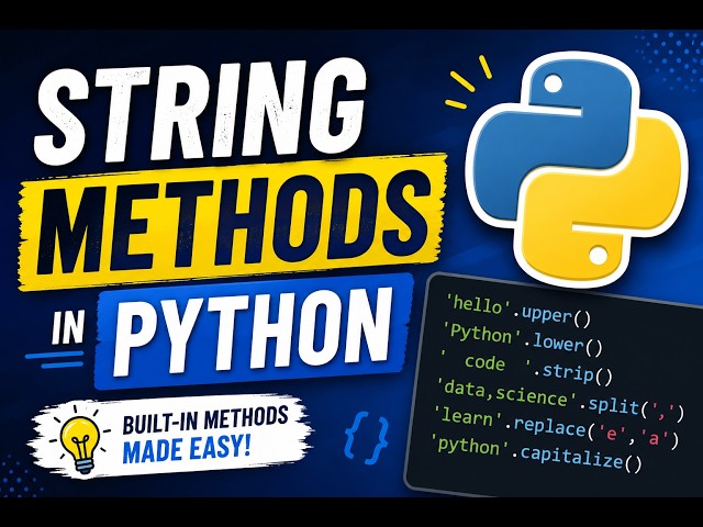 String methods in Python, list of methods, case conversion, find(), split(), join(), comparison