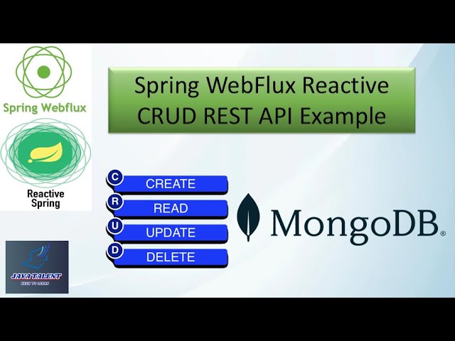 Spring WebFlux Reactive CRUD REST API Example | Spring Boot | Spring Reactive | MongoDB |Java Talent