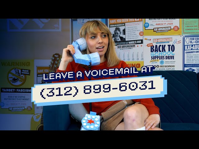 The Only Call Time That Matters: Yours | Stream-a-Thon Sunday 12/14 | Kat Abughazaleh For Illinois