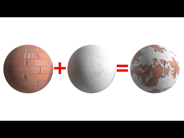 How to mix materials. Blender tutorial
