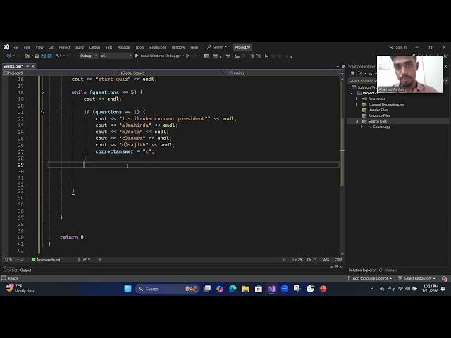 CLI C++  Program |Object Oriented programming #BST/24/B1/56