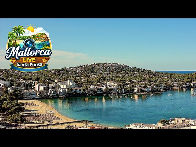 🌞 Live Webcam Santa Ponsa Beach | 4K UHD |24/7 Stream| Weather #Mallorca #Calvia #Balearics #Weather
