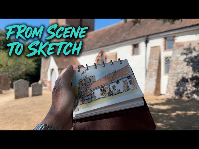 How I Approach a Building When Urban Sketching