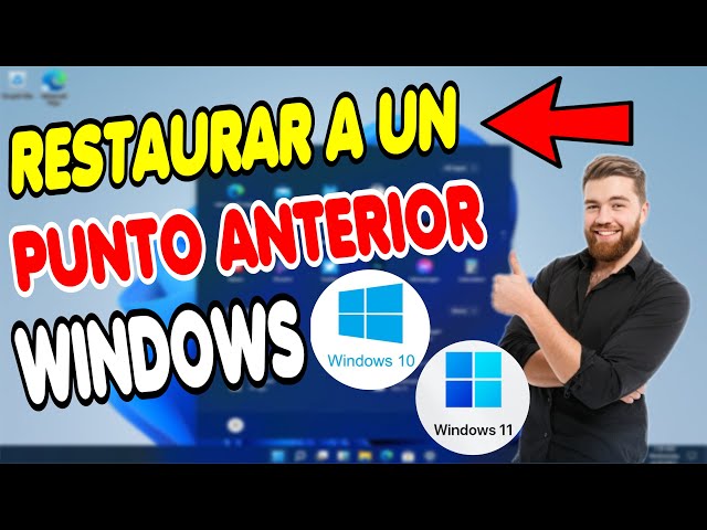 📌 Como RESTAURAR a un PUNTO ANTERIOR WINDOWS 10 Y 11, Saberlo te puede SALVA LA VIDA ✅👌