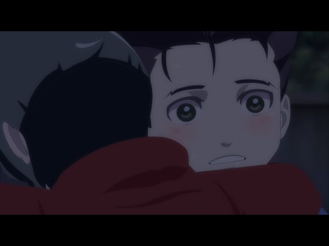 Ace Attorney Anime : Edgeworth/Phoenix Hug Scene [Fanimation]