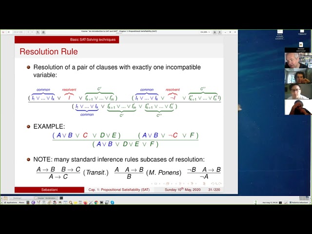 2020 05 12 CL2 CH1 SAT Solving Techniques