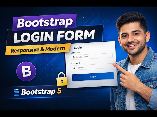 How to Create a Bootstrap Login Form (Responsive & Modern)
