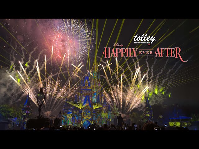 Disney Happily Ever After Fireworks at Magic Kingdom September 2025- 4K60 HDR ProRes Footage