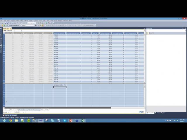 The 20 Minute Tabular Model