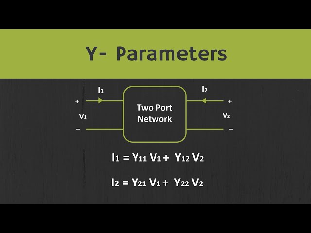 Y- Parameters Explained | Condition of Reciprocity and Symmetry for Y- parameters