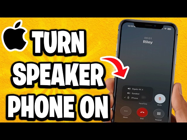 How To Turn Speaker Phone On For iPhone Calls - Tutorial