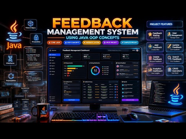 ⭐ Feedback Management System Using Java | Object-Oriented Programming (OOP) Concepts | Java Project