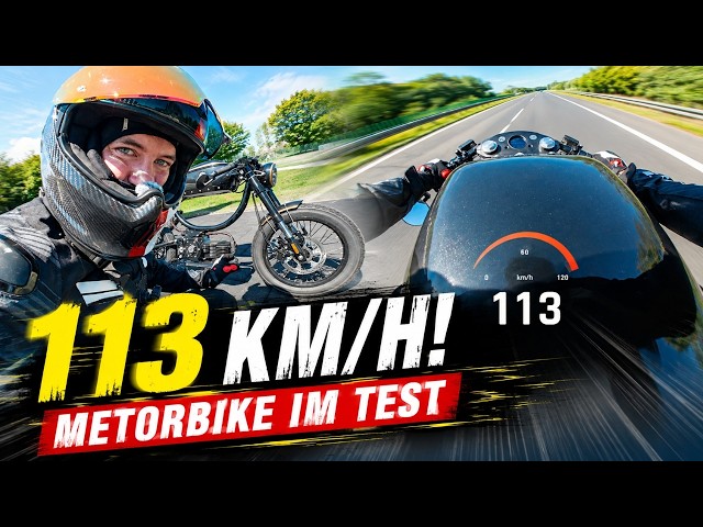 Metorbike - 113 km/h CafeRacer im Test! ⚡ Kann das E-Motorrad überzeugen? 🏍️ #emotorrad #metorbike 