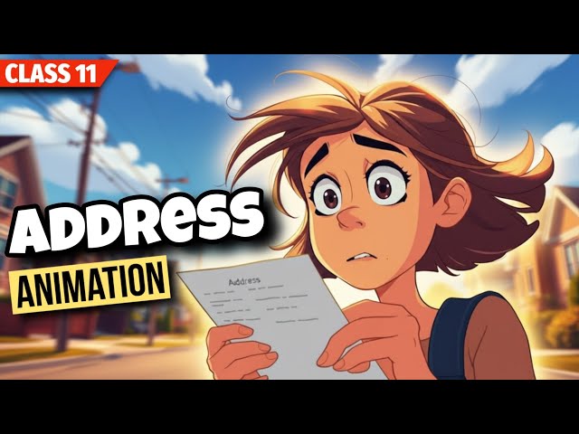 The Address Class 11 | Animated Summary & Explanation | Marga Minco