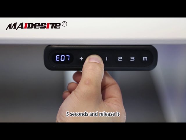 How to Fix Error Code E07 For Maidesite Standing Desk