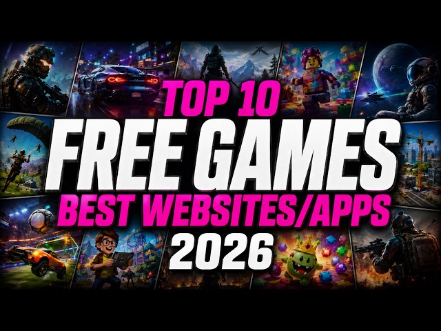 Top 10 Best FREE PC GAME Download Websites & Apps (2026)