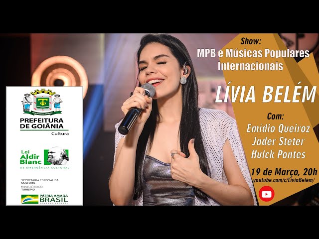 Show: MPB e Músicas Populares Internacionais (Lívia Belém)