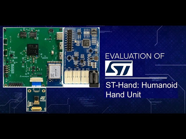 ST Technology for Robotic Intelligence, Dexterity and Execution Overview