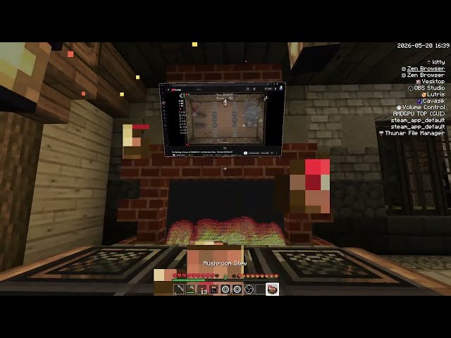 I replaced my Linux Desktop with Minecraft (Waylandcraft)