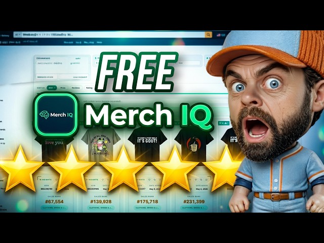 New FREE Chrome Extension for Merch on Demand! (Merch IQ Review)
