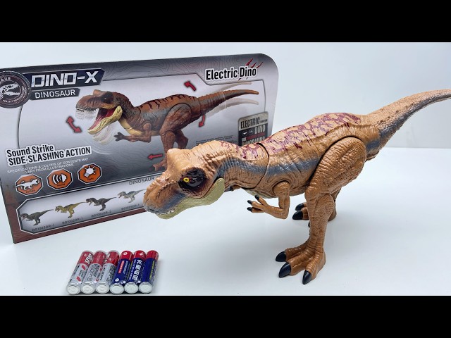 10-Minute Unboxing: Dinosaur World Remote-Controlled Brachiosaurus & T-Rex (ASMR Toy Review)