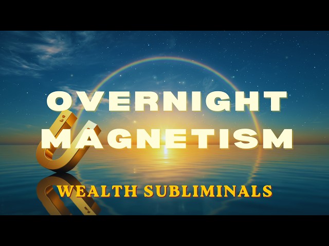 Become Magnetic to Wealth While You Sleep | Money affirmations (subconscious reprogramming)