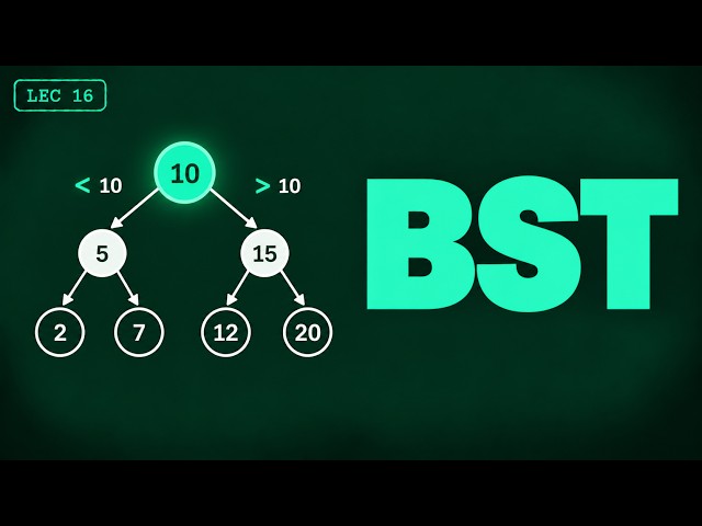 What is a Binary Search Tree? | Lec 16