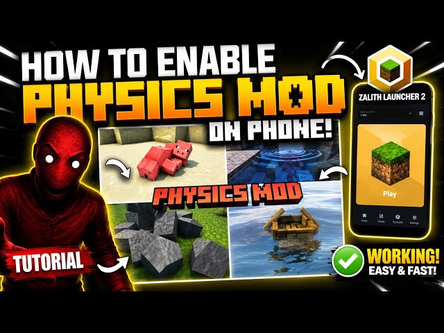 How to Enable the Physics Mod in Zalith Launcher 2 (Android) | Working 2026 | Tagalog